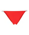 Diesel Triangular Bikini Swimming Trunks In Red