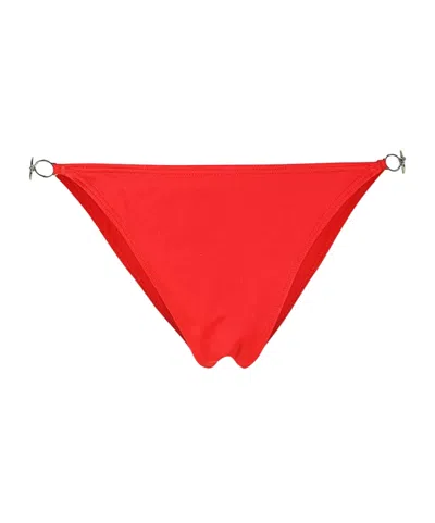 Diesel Triangular Bikini Swimming Trunks In Red