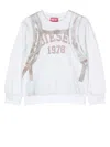 Diesel Trompe L'oeil Print Sweater In Neutrals