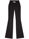 Diesel Flared High-waist Trousers