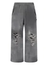 Diesel Grey Stretch Cotton Blend P-percy Joggers