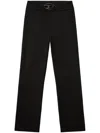 Diesel Straight Leg High-waisted Trousers With Belt Loops