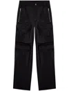 Diesel P-danzel Trousers Black In Black