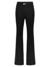 Diesel P-erseus Twill Pants With Metal Oval D Plaque In Black