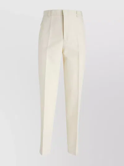 Diesel Trousers With Back Pockets And Front Crease In 1ab