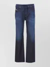 Diesel Trousers With Drawstring Waist And Embroidered Detail