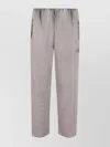 Diesel Trousers With Embroidered Detail And Elastic Waistband