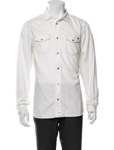 Pre-owned Diesel Trucker Jacket In White