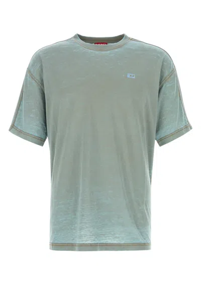 Diesel Cotton Blend T-shirt In Blue