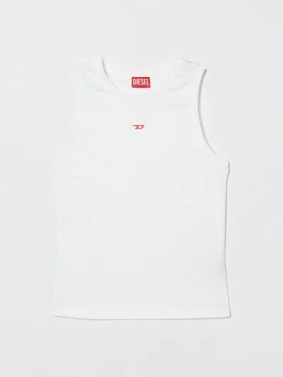 Diesel Kids' Tシャツ  ボーイ カラー ホワイト In White