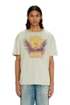 Diesel Regular T-shirt With Phoenix Print In Multi