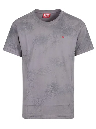 Diesel T-norm T8 T-shirt In Gray