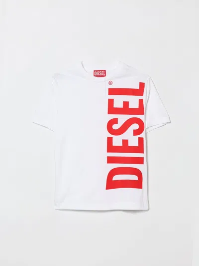 Diesel T-shirt Kids  In White