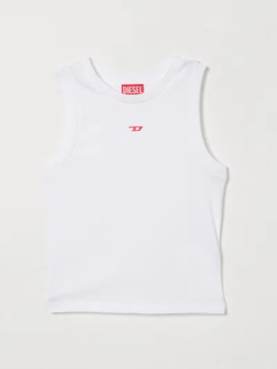 Diesel T-shirt Kids  In White
