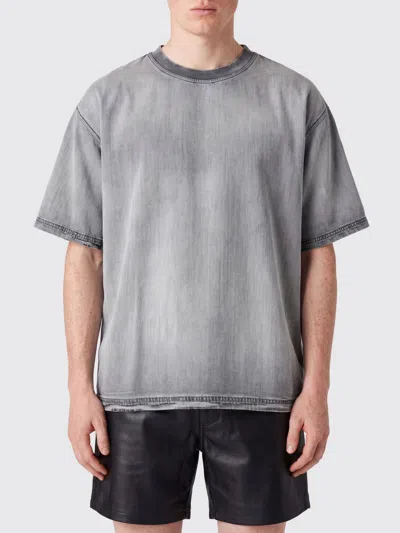 Diesel T-shirt Men Color Grey In Gray