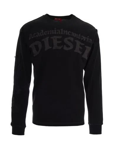 Diesel Off Black Norm Cotton T-shirt