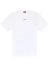 Diesel T-madjust-tr Cotton T-shirt In White