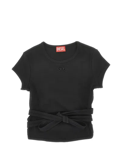 Diesel T-shirt With Black Woman Belt