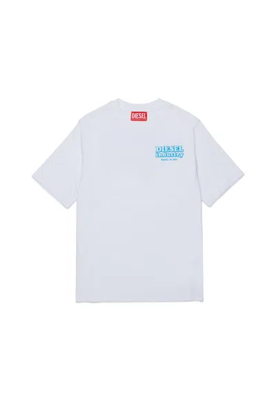 Diesel Kids' T-shirt With Logo In White