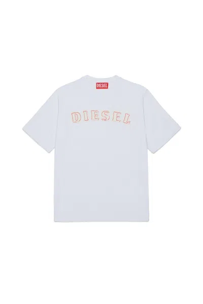 Diesel Kids' T-shirt With Logo In White