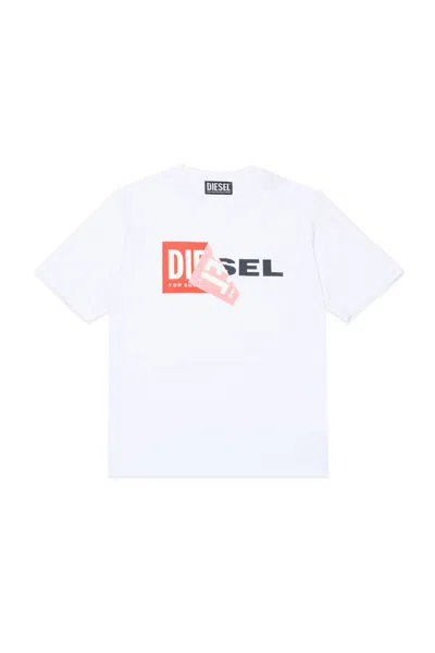 Diesel T-shirt With Logo In White