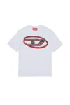 Diesel Oval D T-shirt In Green