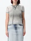 Diesel T-shirt Woman Color Grey In Gray
