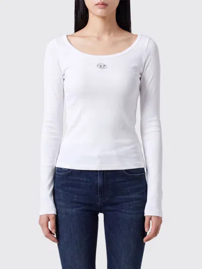 Diesel T-shirt Woman Color White In Multi