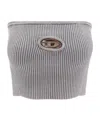 Diesel Strapless Top M In Brown