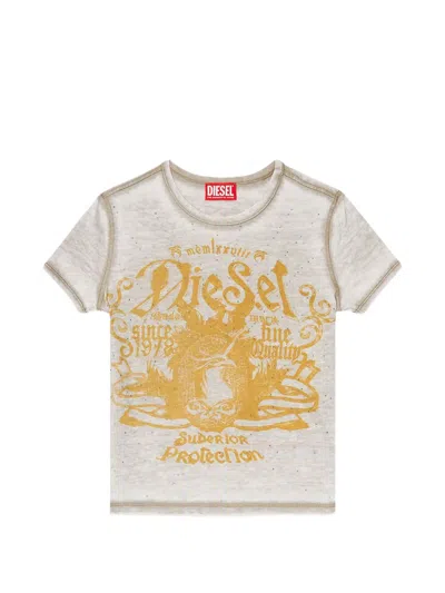 Diesel T-uncuties T-shirt In Gray