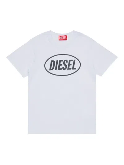 Diesel Kids' Tundra T-shirt In White