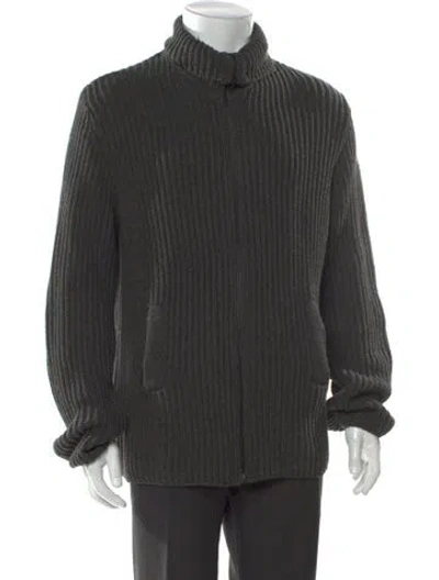 Pre-owned Diesel Turtleneck Long Sleeve Pullover In Gray