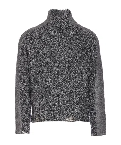 DIESEL HIGH-NECK WOOL SWEATER