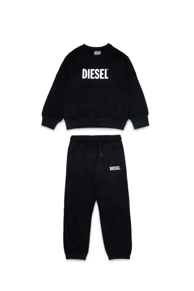 Diesel Tracksuit With  Logo In Black