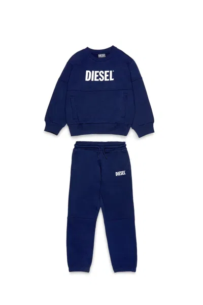 Diesel Tracksuit With  Logo In Blue
