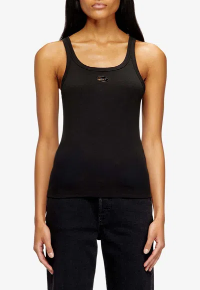 Diesel T-wife-od Sleeveless Top In Black