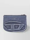 Diesel Twin Denim Texture Shoulder Bag With Detachable Strap