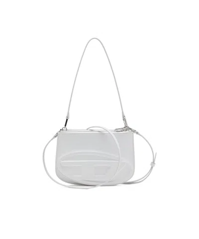 Diesel Twin Shoulder Bag In White