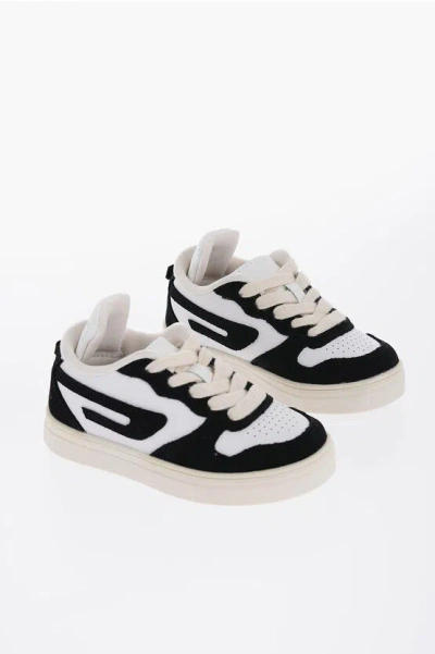 Diesel Two-tone Leather And Suede S-ukiyo Low-top Sneakers