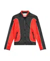 Diesel J-blinkid-a Colour-block Bomber Jacket In Black