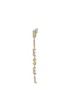 Diesel Two-tone Stainless Steel Drop Earring In Silver