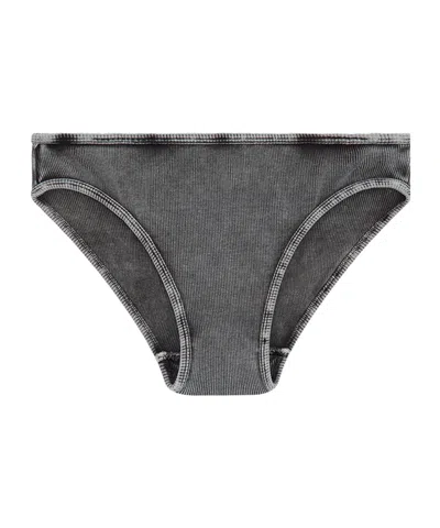 Diesel Ufpn Ribbed Briefs In Black