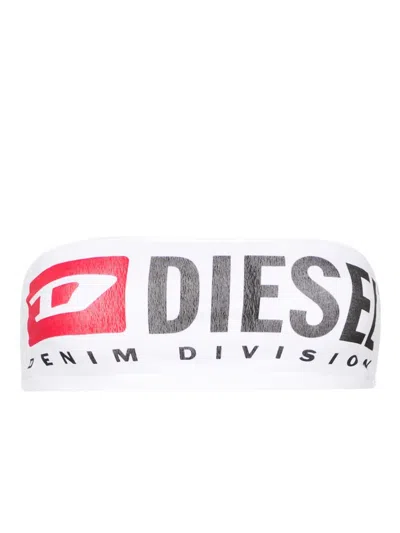 Diesel Ufsb-melanie Bandeau Bra In White