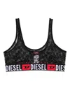 Diesel Ufsb-oriba Lace Bra In Black