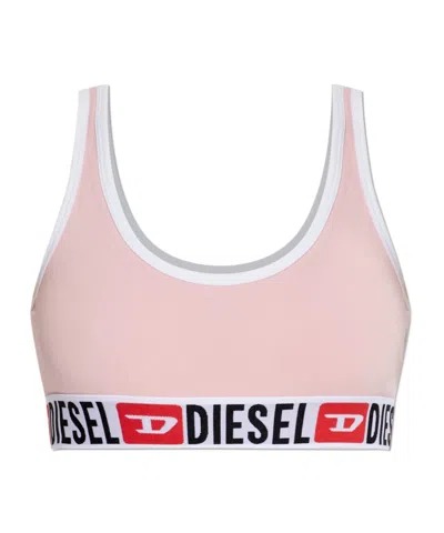 Diesel Ufsb-oriba Sports Bra In Pink