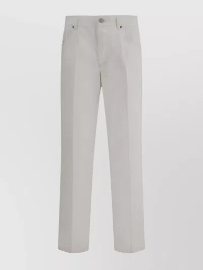 Diesel Ultimate Cotton Jeans With Five-pocket Construction In Beige