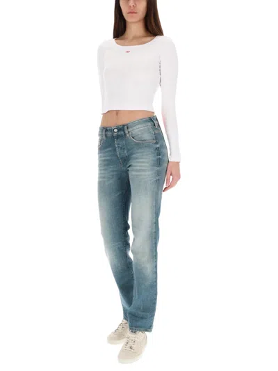 Diesel Ultra-comfort Denim Jeans For Women - Fw25 Collection In Blue