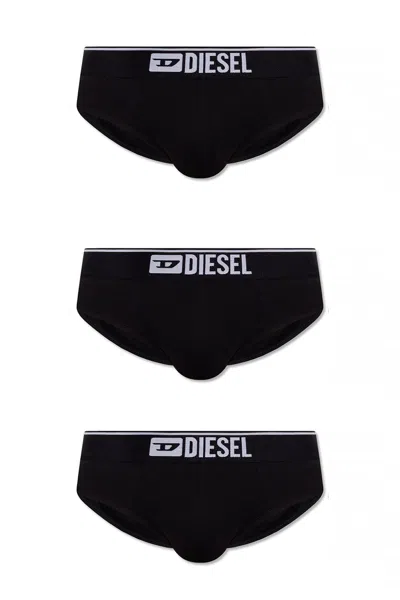 DIESEL DIESEL UMBR-ANDRE BRIEFS THREE-PACK