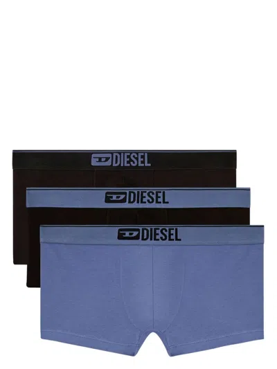 Diesel Umbx-damien Boxer Briefs (pack Of Three) In Black