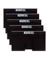 Diesel Umbx-damienfivepack Boxers In Black